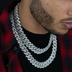 19mm Silver Prong Chain