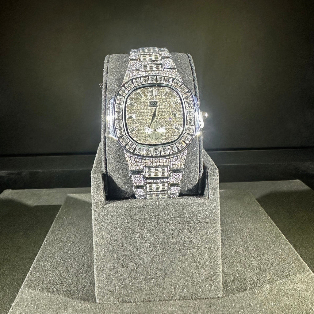 Baguette Iced out Watch