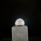 Solitaire Stone Ring 925 Sterling Silver